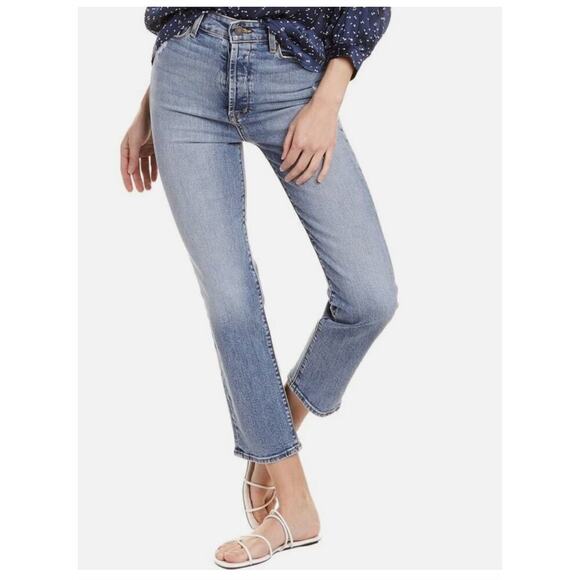 Fidelity Penny Lane Twiggy Jeans Size 29 P3100 Distressed Boyfriend Fit - Picture 1 of 8